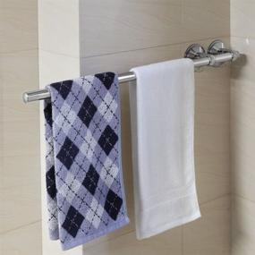 img 1 attached to 🧺 Enhance Your Bathroom Decor with the Hotel Spa AquaCare Series Insta-Mount 18" Towel Bar