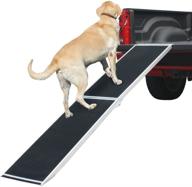 🐾 rage powersports dr-06xw 72-inch lightweight extra wide folding aluminum pet ramp in black: a prominent solution for easy pet mobility logo