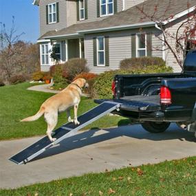 img 3 attached to 🐾 Rage Powersports DR-06XW 72-inch Lightweight Extra Wide Folding Aluminum Pet Ramp in Black: A Prominent Solution for Easy Pet Mobility