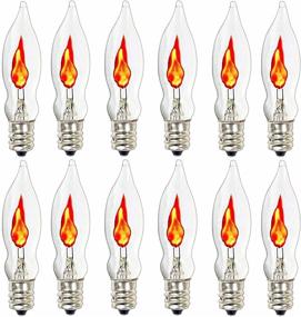 img 4 attached to 🕯️ Flickering Candelabra: 12 Pack of Flicker Shaped Candles