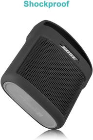 img 1 attached to Защитный силиконовый чехол с ручкой для Bose SoundLink Color Bluetooth Speaker II - Черный | TXEsign