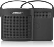 защитный силиконовый чехол с ручкой для bose soundlink color bluetooth speaker ii - черный | txesign логотип