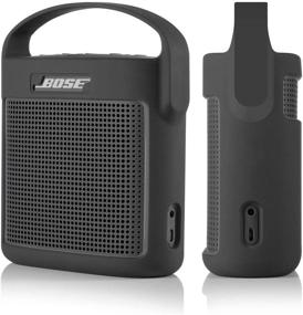 img 3 attached to Защитный силиконовый чехол с ручкой для Bose SoundLink Color Bluetooth Speaker II - Черный | TXEsign