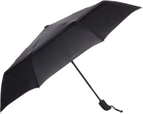 img 4 attached to ☂️ Black AmazonBasics Auto Travel Umbrella