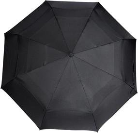 img 3 attached to ☂️ Black AmazonBasics Auto Travel Umbrella