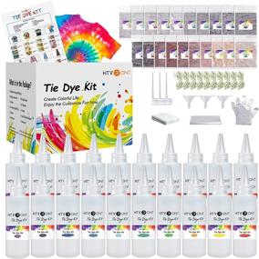 img 4 attached to 🎨 HTVRONT Tie Dye Kit: 20 Vibrant Colors for All Ages and Group Fun - Non-Toxic Party Supplies and Group Activity All-in-1 Kit