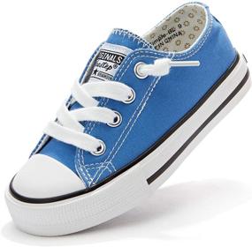 img 1 attached to 👟 Weestep Toddler Little Canvas Sneakers - Boys' Shoes in Classic Sneakers