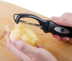 img 1 attached to 🥕 Stainless Steel Swivel Vegetable Peeler - CJHFAMILY Carrot and Potato Peelers for Kitchen