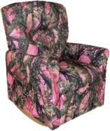 dozydotes contemporary pink camouflage - true timber rocker recliner logo