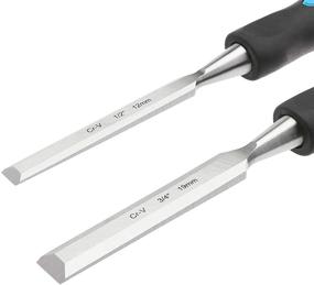 img 2 attached to Precision Woodworking Made Easy: AmazonBasics 4 Piece Wood Chisel Set