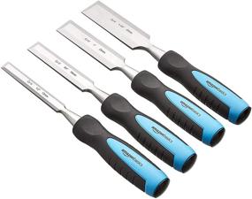 img 3 attached to Precision Woodworking Made Easy: AmazonBasics 4 Piece Wood Chisel Set
