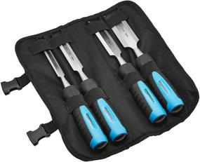 img 4 attached to Precision Woodworking Made Easy: AmazonBasics 4 Piece Wood Chisel Set