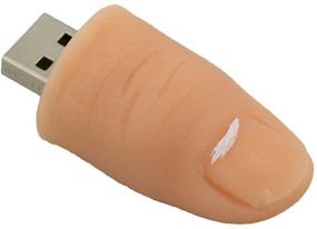 img 2 attached to Yellow Finger Shaped USB Flash Drive - Leegoal 16 GB