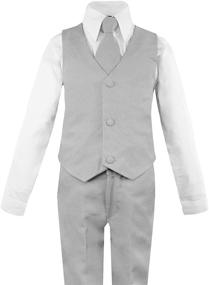 img 1 attached to High-Quality Luca Gabriel Toddler Classic Formal Boys' 💼 Clothing, Suits & Sport Coats: Timeless Elegance for Young Gentlemen