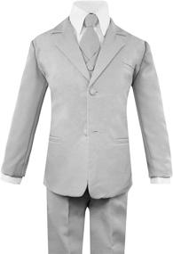 img 2 attached to High-Quality Luca Gabriel Toddler Classic Formal Boys' 💼 Clothing, Suits & Sport Coats: Timeless Elegance for Young Gentlemen