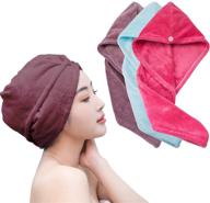 microfiber turbans drying towels absorbent logo