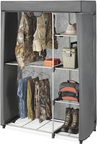 img 2 attached to 🚪 Whitmor Deluxe Utility Closet with 5 Extra Durable Shelves and Removable Cover