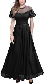 img 3 attached to Miusol Womens Elegant See Through Bridesmaid Women's Clothing for Dresses