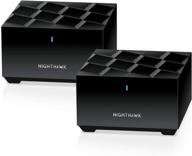 📶 renewed netgear nighthawk whole home mesh wifi 6 system (mk62) - ax1800 router, extensive coverage up to 3,000 sq. ft. and supports 25+ devices logo