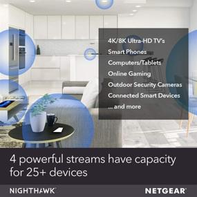 img 1 attached to 📶 Renewed NETGEAR Nighthawk Whole Home Mesh WiFi 6 System (MK62) - AX1800 Router, Extensive Coverage up to 3,000 sq. ft. and Supports 25+ Devices
