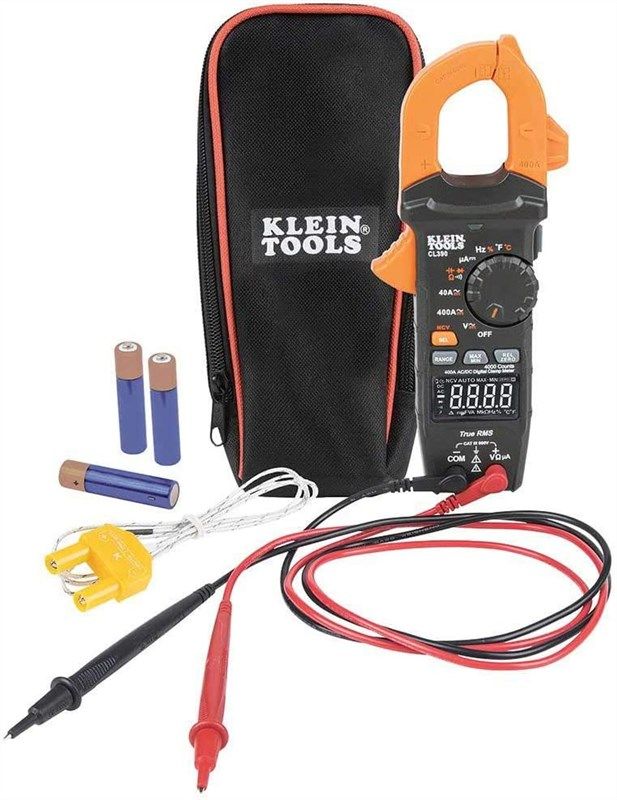 klein tools cl390 electronic resistance 로고