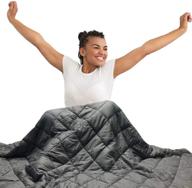 hypnoser weighted blanket diamond material bedding 标志