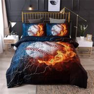 nice night baseball comforter bedding logo