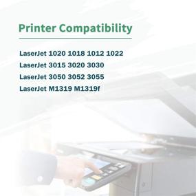 img 3 attached to 🖨️ ZIPRINT Compatible Toner Cartridges for HP 12A Q2612A, HP Laserjet 1010, 1020, 1012, 1022, 1022n, 3015, 3055, 1018, 3030, Canon Imageclass D420, D450, D480, MF4150, MF4350D, MF4270 (Black, 2-Pack)