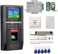 🔒 enhanced biometric access control system with fingerprint, rfid, tcp/ip time attendance, and 600lbs magnetic lock logo
