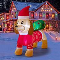 kurala christmas inflatables dachshund decoration logo