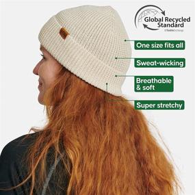 img 2 attached to Premium DANISH ENDURANCE Classic Merino Wool Beanie: Unisex Cuffed Knit Hat with Recycled Materials for Men & Women