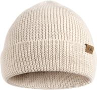 premium danish endurance classic merino wool beanie: unisex cuffed knit hat with recycled materials for men & women logo