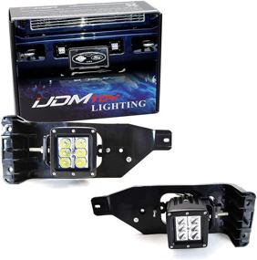 img 4 attached to 🚗 Enhance Visibility with iJDMTOY Foglight Fit LED Pod Lights for 2005-07 Ford F250 F350 F450 Super Duty