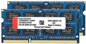 img 4 attached to 💻 Premium 16GB DDR3L SODIMM RAM 1600MHz for Laptop - Blue, 2x8GB Kit, 1.35V (PC3-12800) CL11 204Pin Non-ECC Unbuffered Memory