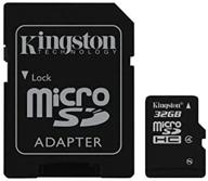 📷 kingston class4 32gb micro sd card - compatible with samsung galaxy s3 logo