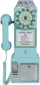 img 2 attached to 📞 Crosley CR56-AB Aqua Blue 1950's Payphone: Retro Charm with Push Button Convenience