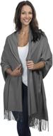 cashmere class - large soft scarf for women: fashionable accessories, scarves, and wraps logo