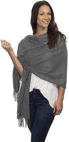 img 1 attached to Cashmere Class - Large Soft Scarf for Women: Fashionable Accessories, Scarves, and Wraps