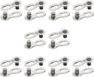 🚴 qkurt 10 pairs 20pcs bike missing link for 6-7-8 speed chains, premium reusable chain link connector, steel bicycle link logo