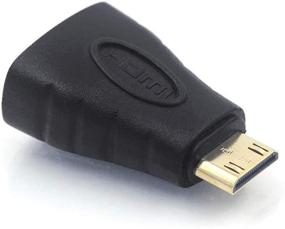 img 4 attached to 🔌 Адаптер HDMI Mini: Позолоченный адаптер Mini HDMI Male для стандартного HDMI Female для 4K Raspberry Pi Zero W, камеры, видеокамеры, цифрового зеркального фотоаппарата, планшета, видеокарты.