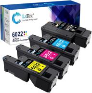 🖨️ lxtek 4-pack remanufactured toner cartridge replacement for xerox workcentre 6027 6025, phaser 6022 6020 - includes 1 black, 1 cyan, 1 magenta, 1 yellow (106r02759 106r02756 106r02757 106r02758) logo