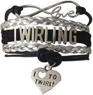 infinity collection twirling bracelet for girls - fashionable jewelry logo