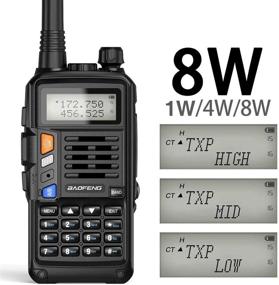 img 3 attached to BaoFeng UV-S9 Plus: Powerful 8-Watt Dual Band Ham Two Way Radio with Accessories