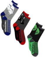 star wars boys 3-pack socks: perfect fit for kids, teens, and adults! logo