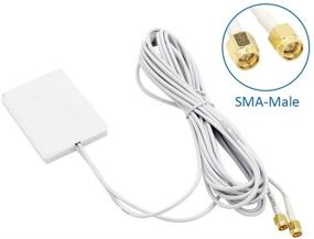 img 2 attached to 📶 KuWFi 3G 4G LTE Antenna with SMA Connector and 3m Cable – Boost Signal for 3G 4G LTE Router