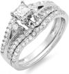 carat princess diamond bridal wedding logo