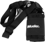 👍 mueller back support with suspenders: superior black one-size (27442) logo