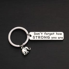 img 3 attached to 🐘 MYOSPARK Elephant Keychain: Inspire Graduates & Elephant Lovers with a Reminder of Their Strength