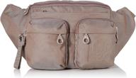 mandarina duck cross body beige taupe women's handbags & wallets for crossbody bags logo