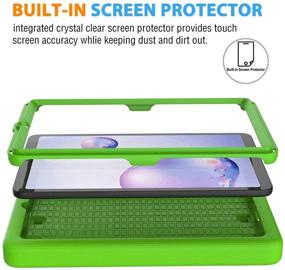 img 2 attached to 📱 AVAWO Kids Case for Samsung Galaxy Tab A 8.4 SM-T307 (2020) - Screen Protector - Shockproof & Lightweight Stand - Kid-Friendly Cover for Galaxy Tab A 8.4-inch Release in 2020, Green